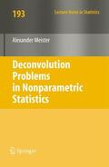 Meister |  Deconvolution Problems in Nonparametric Statistics | Buch |  Sack Fachmedien