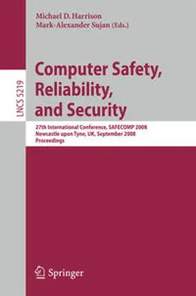 Harrison / Sujan | Computer Safety, Reliability, and Security | E-Book | sack.de