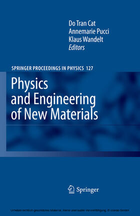Cat / Pucci / Wandelt | Physics and Engineering of New Materials | E-Book | sack.de
