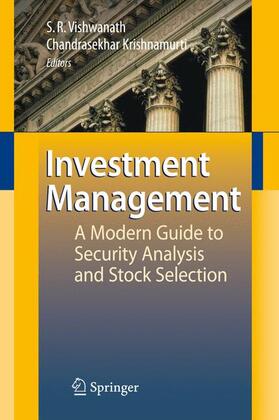 Vishwanath / Krishnamurti | Investment Management | Buch | 978-3-540-88801-7 | sack.de