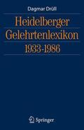 Drüll |  Heidelberger Gelehrtenlexikon 1933-1986 | Buch |  Sack Fachmedien