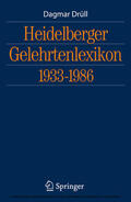 Drüll |  Heidelberger Gelehrtenlexikon 1933-1986 | eBook | Sack Fachmedien