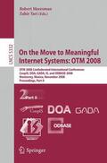 Tari |  On the Move to Meaningful Internet Systems: OTM 2008 | Buch |  Sack Fachmedien