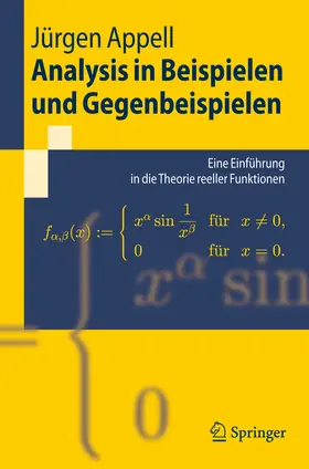 Appell | Analysis in Beispielen und Gegenbeispielen | E-Book | sack.de