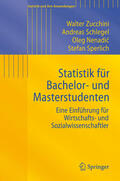 Zucchini / Schlegel / Nenadic |  Statistik für Bachelor- und Masterstudenten | eBook | Sack Fachmedien