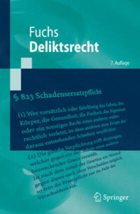 Fuchs | Deliktsrecht | E-Book | sack.de