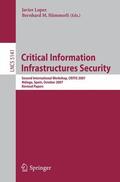 Hämmerli |  Critical Information Infrastructures Security | Buch |  Sack Fachmedien