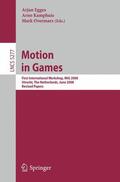 Egges / Overmars / Kamphuis |  Motion in Games | Buch |  Sack Fachmedien