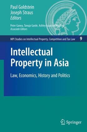Goldstein / Straus | Intellectual Property in Asia | Buch | 978-3-540-89701-9 | sack.de