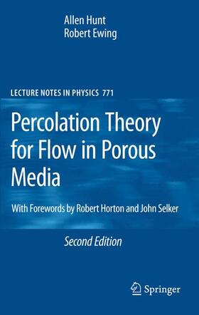 Hunt / Ewing |  Percolation Theory for Flow in Porous Media | Buch |  Sack Fachmedien