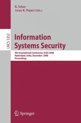 Pujari / Sekar |  Information Systems Security | Buch |  Sack Fachmedien