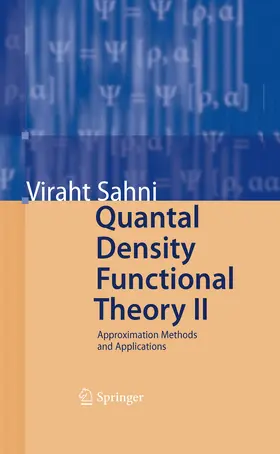 Sahni | Quantal Density Functional Theory II | E-Book | www.sack.de