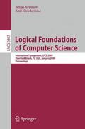 Nerode / Artemov |  Logical Foundations of Computer Science | Buch |  Sack Fachmedien