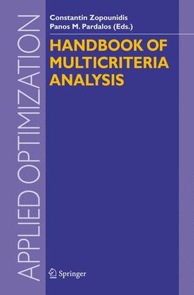 Zopounidis / Pardalos | Handbook of Multicriteria Analysis | Buch | 978-3-540-92827-0 | sack.de