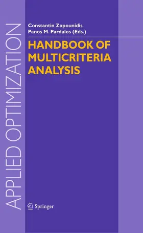 Zopounidis / Pardalos |  Handbook of Multicriteria Analysis | eBook | Sack Fachmedien