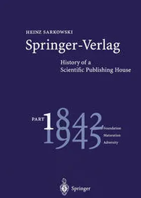 Sarkowski | Springer-Verlag: History of a Scientific Publishing House | E-Book | sack.de