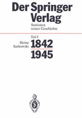 Sarkowski | Der Springer-Verlag | E-Book | www.sack.de