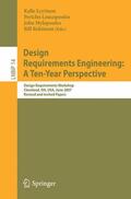Lyytinen / Robinson / Loucopoulos |  Design Requirements Engineering: A Ten-Year Perspective | Buch |  Sack Fachmedien