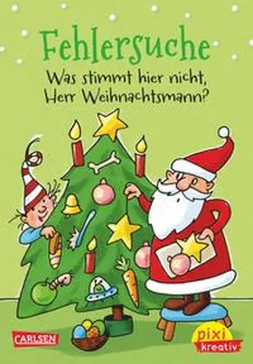 Hill |  Pixi kreativ Nr. 66: VE 5 Fehlersuche: Was stimmt hier nicht, Herr Weihnachtsmann? | Buch |  Sack Fachmedien