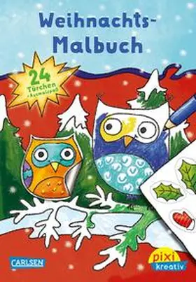  Pixi kreativ Nr. 91: VE 5 Weihnachts-Malbuch mit 24 Stickern | Buch |  Sack Fachmedien