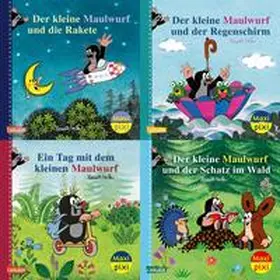 Miler / Sörensen |  Maxi-Pixi-4er-Set 117: Neue Abenteuer mit dem kleinen Maulwurf (4x1 Exemplar) | Buch |  Sack Fachmedien