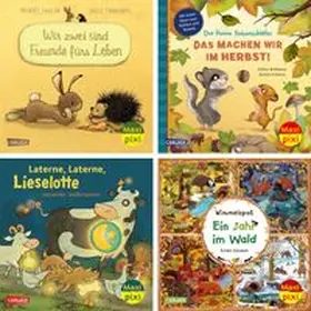 Diverse |  Maxi-Pixi-4er-Set 130: Mein kuscheliger Bilderbuch-Herbst (4x1 Exemplar) | Buch |  Sack Fachmedien