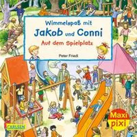 Hofmann |  Maxi Pixi 320: Wimmelspaß mit Jakob und Conni: Auf dem Spielplatz | Buch |  Sack Fachmedien