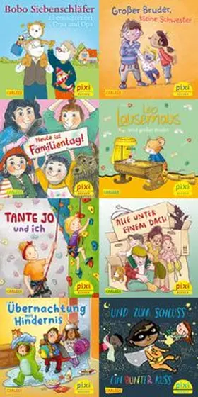 Diverse |  Pixi-8er-Set 314: Bunte Familiengeschichten bei Pixi (8x1 Exemplar) | Buch |  Sack Fachmedien