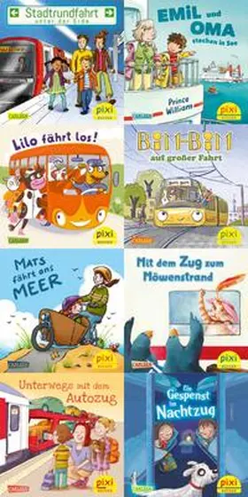 Diverse |  Pixi-8er-Set 307: Pixi unterwegs mit Bus und Bahn (8x1 Exemplar) | Buch |  Sack Fachmedien