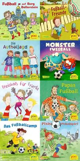 Paulsen / Zabo / Rudel |  Pixi-Bundle 8er Serie 252: Fußballspaß mit Pixi | Buch |  Sack Fachmedien