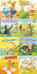 Volk / Taube / Frisque |  Pixi-8er-Set 235: Ostern und Frühling mit Pixi - mit Stickern (8x1 Exemplar) | Buch |  Sack Fachmedien