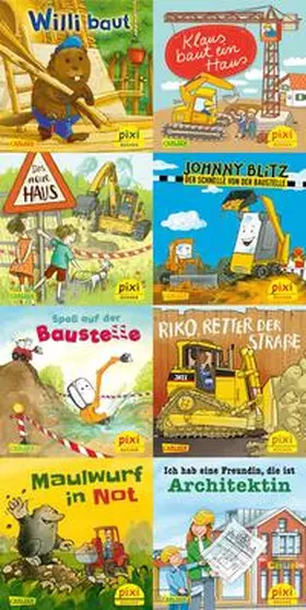 diverse |  Pixi-Bundle 8er Serie 276: Pixis Fahrzeuge auf der Baustelle (8x1 Exemplar) | Buch |  Sack Fachmedien