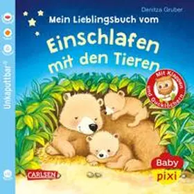 Gruber |  Baby Pixi (unkaputtbar) 96: Mein Lieblingsbuch vom Einschlafen mit den Tieren | Buch |  Sack Fachmedien