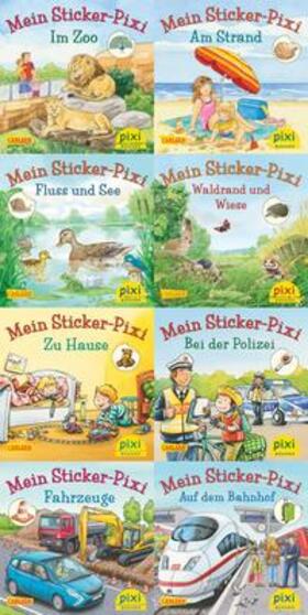  Pixi-Serie Nr. 234. Pixis neue Sticker-Bücher (8x8 Exemplare) | Buch |  Sack Fachmedien