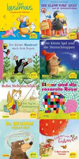 Dölling / Ende / Moost |  Pixi-Serie Nr. 254. Die beliebtesten Bilderbuch-Helden bei Pixi (8x8 Exemplare) | Buch |  Sack Fachmedien