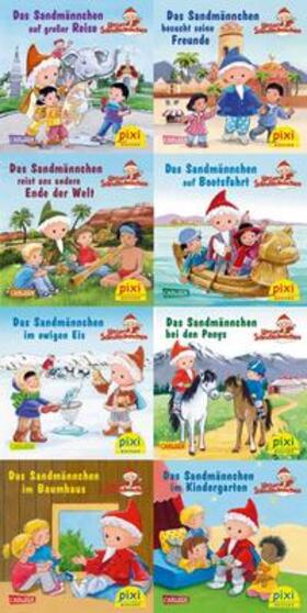 Nettingsmeier |  Pixi-Serie 265: Das Sandmännchen unterwegs (8x8 Exemplare) | Buch |  Sack Fachmedien