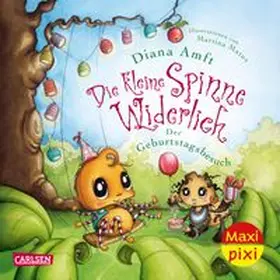 Amft |  Maxi Pixi 312: VE 5 Die kleine Spinne Widerlich: Der Geburtstagsbesuch (5 Exemplare) | Buch |  Sack Fachmedien