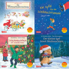 Blau / Boehme / Butler |  Maxi-Pixi-Serie Nr. 48: Fröhliche Weihnachten mit Maxi Pixi. 4 x 5 Exemplare | Buch |  Sack Fachmedien