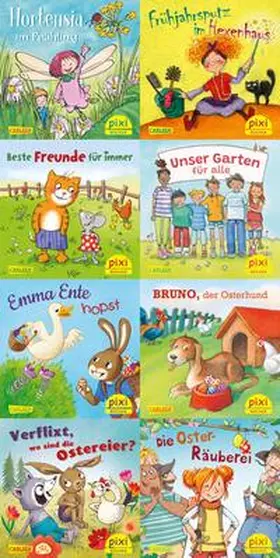 diverse | Pixi-Box 302: Pixi im Frühling (8x8 Exemplare) | Medienkombination | 978-3-551-05884-3 | www.sack.de
