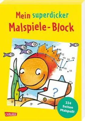  Mein superdicker Malspiele-Block | Buch |  Sack Fachmedien