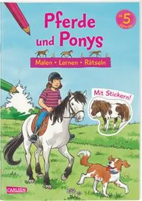 Bachmann |  Pferde und Ponys: Malen Lernen Rätseln | Buch |  Sack Fachmedien