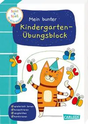 Himmel |  Spiel+Spaß für KiTa-Kinder: Mein bunter Kindergarten-Übungsblock | Buch |  Sack Fachmedien
