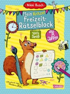Busch |  Mein großer Freizeit Kritzel- und Rätselblock | Buch |  Sack Fachmedien