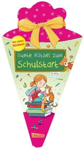 Mildner |  Schlau für die Schule: Bunte Rätsel zum Schulstart (Schultüte 2025 rosa) | Buch |  Sack Fachmedien