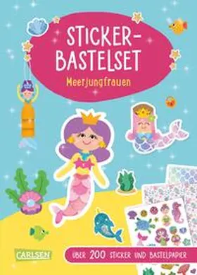 Poitier |  Bastelset für Kinder: Sticker-Bastelset: Meerjungfrauen | Buch |  Sack Fachmedien