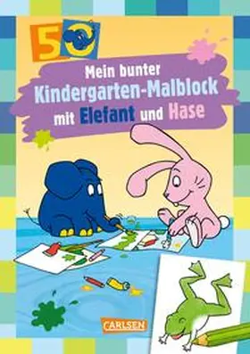  Mein bunter Kindergarten-Malblock mit Elefant und Hase | Buch |  Sack Fachmedien