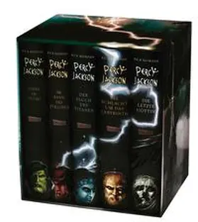 Riordan |  Percy Jackson: Percy-Jackson-Schuber 5 Bände - inkl. E-Book Kane-Chroniken Bd. 1 | Buch |  Sack Fachmedien