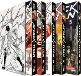 Isayama | Attack on Titan, Bände 1-5 im Sammelschuber mit Extra | Sonstiges | 978-3-551-79164-1 | www.sack.de