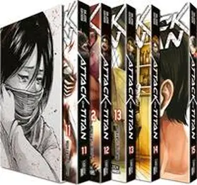 Isayama |  Attack on Titan, Bände 11-15 im Sammelschuber mit Extra | Sonstiges |  Sack Fachmedien