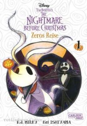 Burton / Disney Enterprises, Inc. / Ishiyama |  Tim Burton's The Nightmare Before Christmas: Zeros Reise 1 | Buch |  Sack Fachmedien